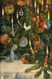 Arbre de Noël décoré de lumières - Rudolf Bernhard Willmann — kehystetty taideteos seinällä