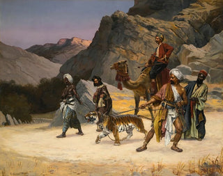 Vangittu tiikeri - Rudolf Ernst — näkymä teoksesta