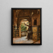 Garder l'Alhambra - Rudolf Ernst — kehystetty taideteos seinällä