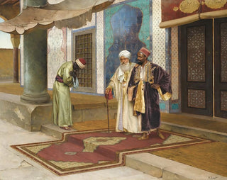 Moskeijan uloskäynnistä - Rudolf Ernst — näkymä teoksesta