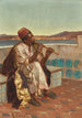 Muusikko terassilla - Rudolf Ernst — näkymä teoksesta