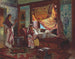 Ottaa teetä haremissa - Rudolf Ernst — näkymä teoksesta
