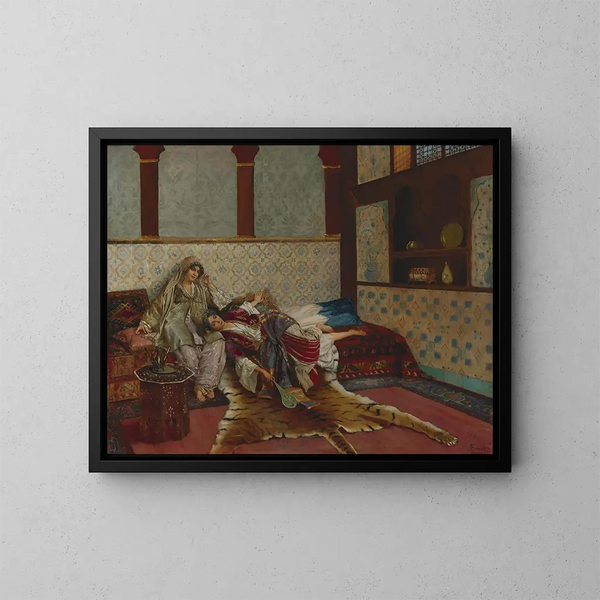 La mélodie oubliée - Rudolf Ernst — kehystetty taideteos seinällä