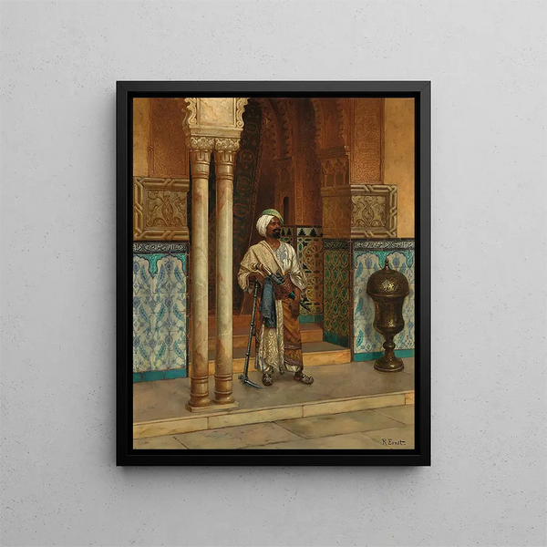 La garde du palais - Rudolf Ernst — kehystetty taideteos seinällä