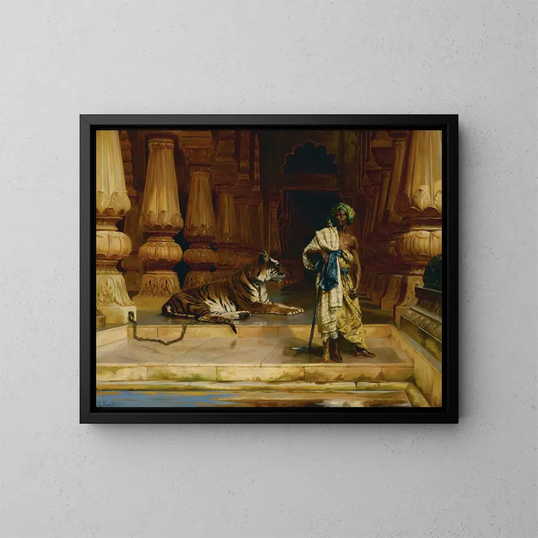 Les gardes du palais - Rudolf Ernst — kehystetty taideteos seinällä
