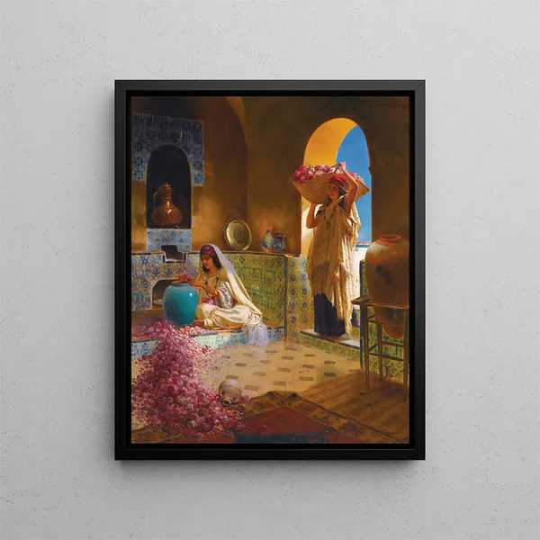 Les parfumeurs - Rudolf Ernst — kehystetty taideteos seinällä