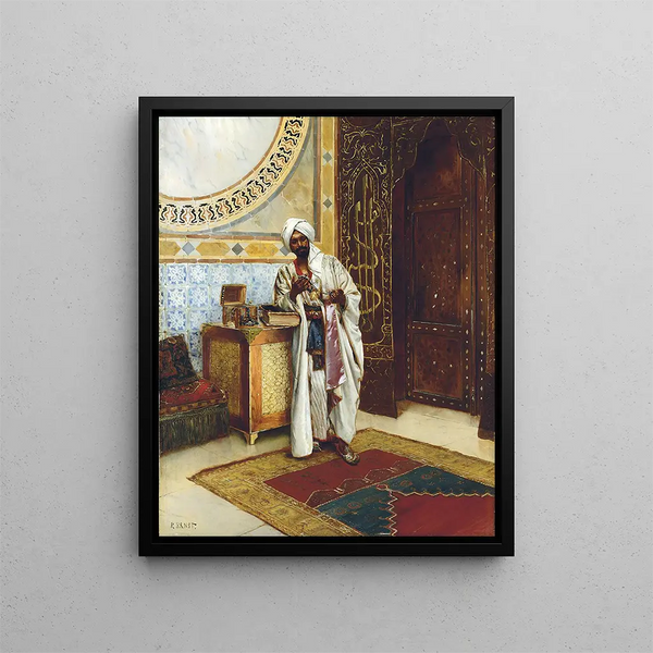 La boîte à bijoux - Rudolf Ernst — kehystetty taideteos seinällä