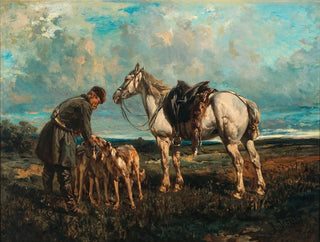 Rudolf Fedorovich Frentz - After the Hunt.webp