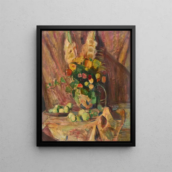 Nature Morte de Fleurs - Rudolf Grossmann — kehystetty taideteos seinällä