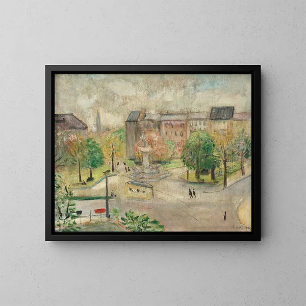 Place Ltzow - Rudolf Grossmann — kehystetty taideteos seinällä