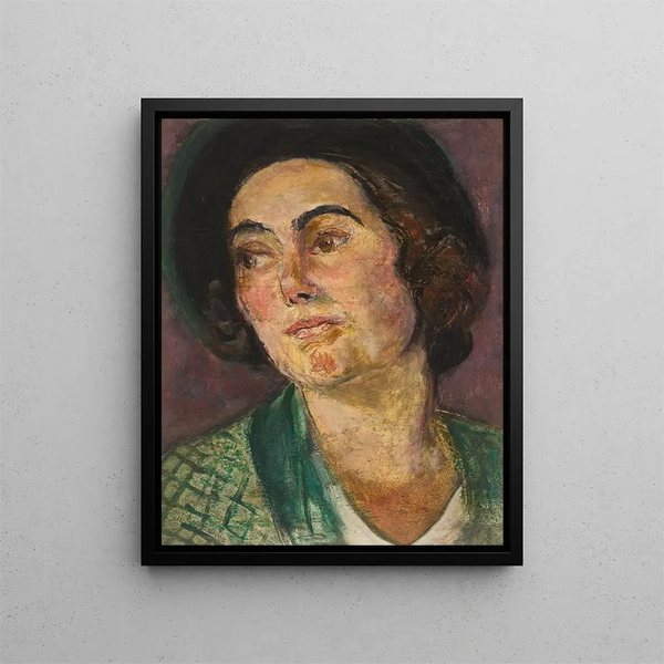 Tête de Femme - Rudolf Grossmann — kehystetty taideteos seinällä