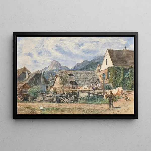 Rudolf von Alt - Late Summer in Liezen.webp