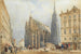 Stephansplatz-maalaus - Rudolf von Alt — näkymä teoksesta