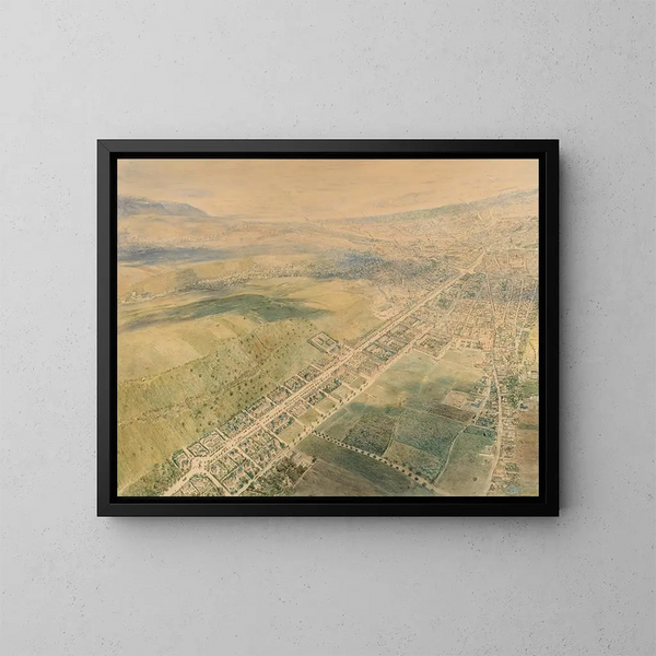 Boulevard Dornbacher et Alsbach - Rudolf von Alt — kehystetty taideteos seinällä