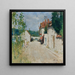 Rue de Village - Pierre Eugène Montézin — kehystetty taideteos seinällä