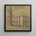 Rue de l'État et de la Chapelle, New Haven - Henry Austin — kehystetty taideteos seinällä