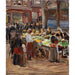 Maalauksen jäljennös Rue juive à Amsterdam - Max Liebermann