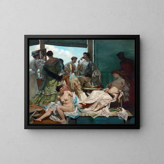 Kesämaalaus - Rupert Bunny — kehystetty taideteos seinällä