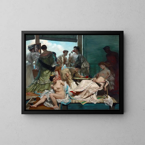 Kesämaalaus - Rupert Bunny — kehystetty taideteos seinällä