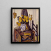 Nature morte aux fleurs - Russell Cheney — kehystetty taideteos seinällä