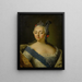 Portrait d'Elizabeth Petrovna - École russe — kehystetty taideteos seinällä