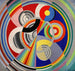 Rytmi n°1 - Robert Delaunay — näkymä teoksesta