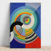 Maalauksen jäljennös Rytmi n°2 - Robert Delaunay