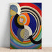 Maalauksen jäljennös Rytmi n°3 - Robert Delaunay