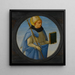 Pyhä Augustinus - Bartolomeo di Giovanni — kehystetty taideteos seinällä