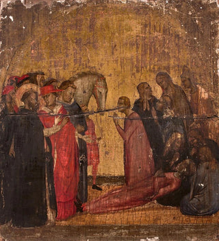 Saint Dominique ressuscite le jeune Napoléon Orsini - Bernardo Daddi
