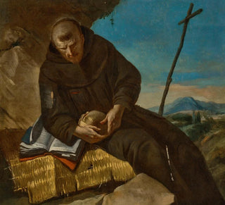 Saint François en méditation - Francesco Zugno