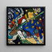 Maalauksen jäljennös Saint Georges - Wassily Kandinsky