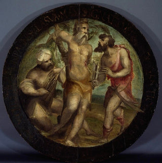 Saint Ignace d'Antioche éviscéré par les bourreaux de Trajan - Domenico Beccafumi