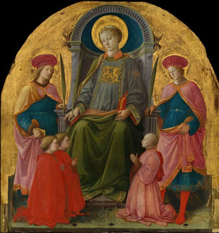 Saint Laurent en trône avec des saints et des donateurs - Filippo Lippi