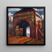 Saint Mercure de Smolensk - Nicholas Roerich — kehystetty taideteos seinällä