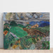 Maalauksen jäljennös Saint-Paul de Vence - Raoul Dufy
