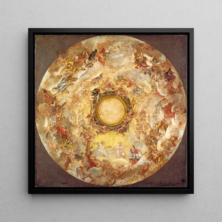 Sainte Agnès est reçue au ciel - Giovanni Battista Gaulli