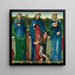 Sainte Barbara, Sainte Dorothée ja Sainte Agnès - Sir Edward Coley Burne-Jones — teoksen seinäesittely