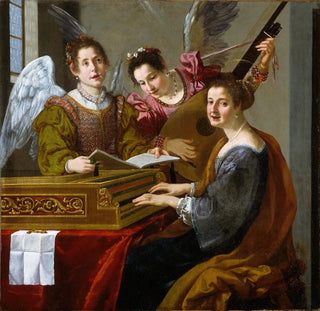 Sainte Cécile - Jacopo Vignali