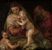 Pyhä perhe ja nuori Pyhä Johannes - Paolo Veronese - Ateljee — näkymä teoksesta