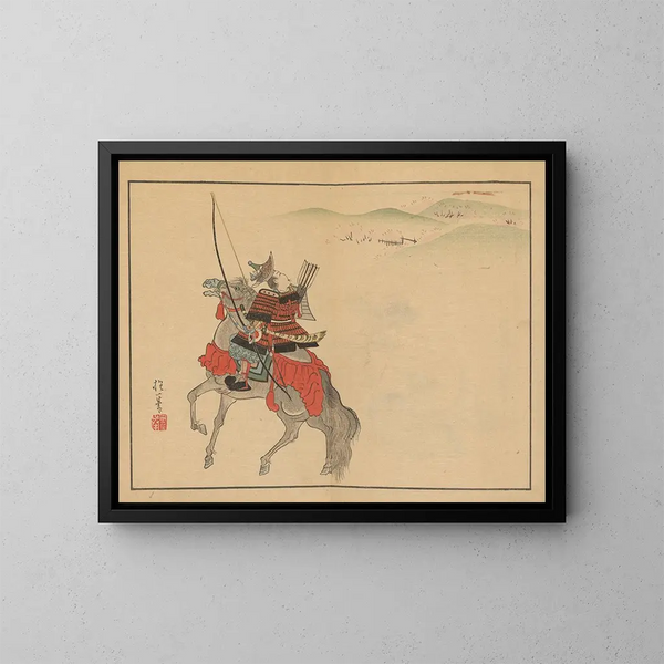 Sakai Hoitsu gajo Pl03 - Sakai Hōitsu — kehystetty taideteos seinällä