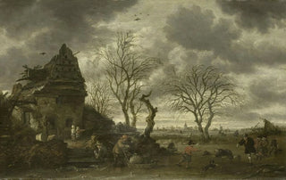 Salomon Rombouts - Winter scene.webp