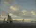 Marine - Salomon van Ruysdael — näkymä teoksesta
