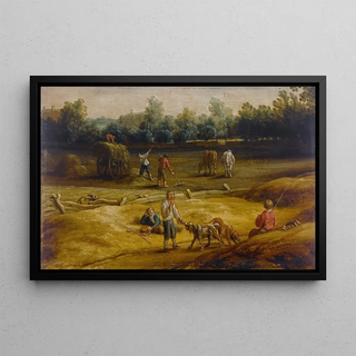 Salomon van Ruysdael - Peasants harvesting.webp