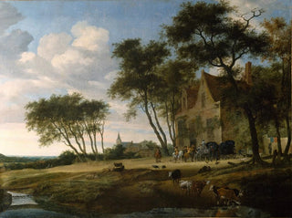 Salomon van Ruysdael - The Halt.webp