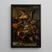 Onnen allegoria - Salvator Rosa — kehystetty taideteos seinällä