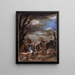 maisemasta figuureilla - Salvator Rosa — kehystetty taideteos seinällä