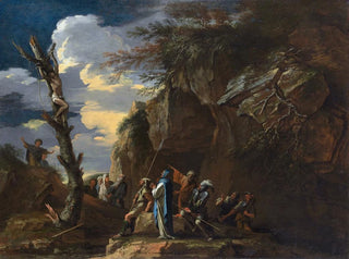Ristiinnaulitseminen Polykrates - Salvator Rosa — näkymä teoksesta