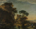 Ruins dans un paysage rocheux - Salvator Rosa — näkymä teoksesta