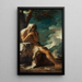 Pyhä Onuphre - Salvator Rosa — kehystetty taideteos seinällä